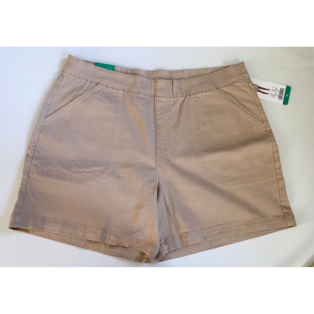 Nautica Jeans Ladies' XL Pull-On Stretch Soft Chino Shorts High Rise New